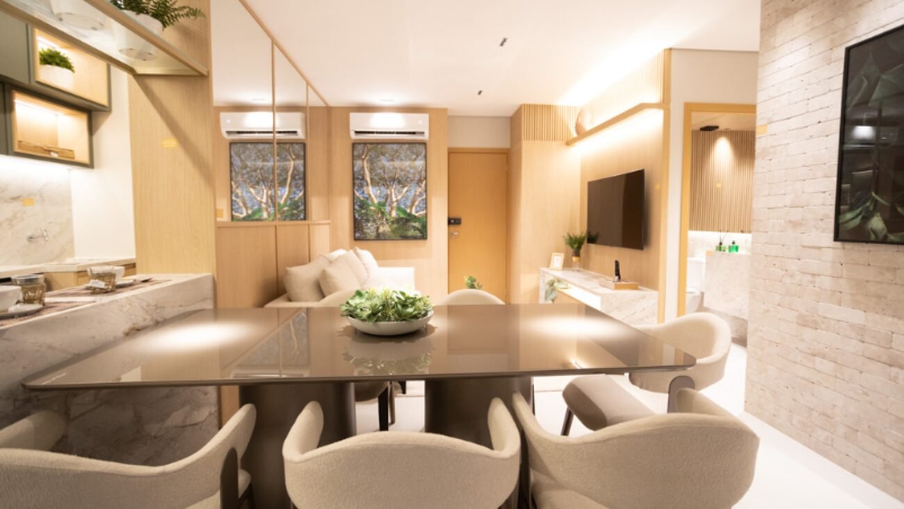 Sala de jantar planejada no 140 Wellness
