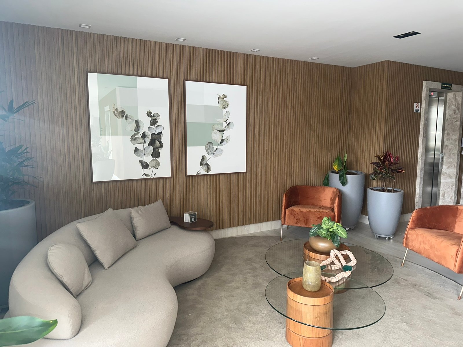 Lounge executado no On Marista Residence